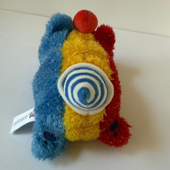 APHMAU Meemeows Snow Cone Cat 6.5” Carnival Treats Plush Red Blue Yellow EUC - Picture 6 of 11